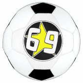 Yellow Star 69 Voetbal (Voorkant)