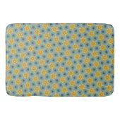 Yellow Star Abstract Badmat (Voorkant)