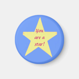 Yellow Star, je bent een ster Magnet