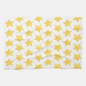 Yellow Star Kitchen Towel Theedoek (Horizontaal)