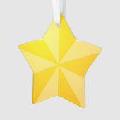 Yellow Star Ornament (voorkant)