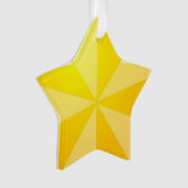 Yellow Star Ornament (voorkant)