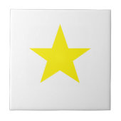 Yellow Star Tegeltje (Voorkant)