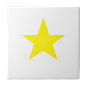 Yellow Star Tegeltje