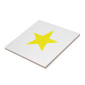 Yellow Star Tegeltje (Zijkant)