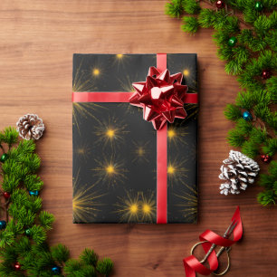 Yellow Starburst Cadeaupapier