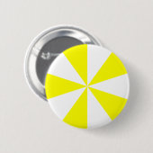 Yellow Starburst Ronde Button 5,7 Cm (Voorkant /achterkant)