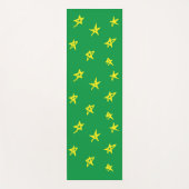 Yellow Stars Yoga Mat (Voorkant)