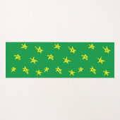 Yellow Stars Yoga Mat (Voorkant (horizontaal))