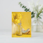 Yellow still Life Recipcard Briefkaart (Staand voorkant)
