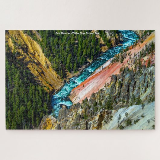 Yellow Stone National Park . Legpuzzel (Horizontaal)