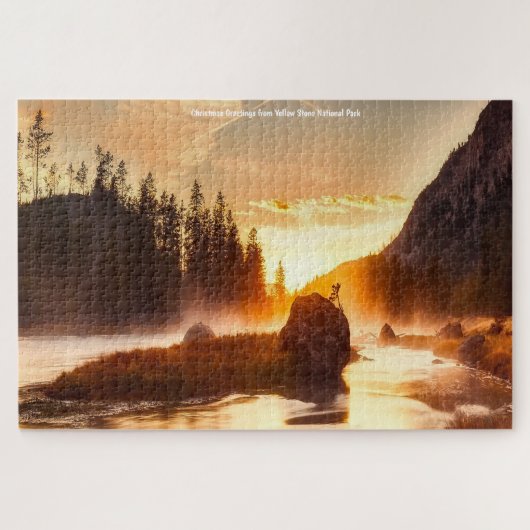 Yellow Stone National Park . Legpuzzel (Horizontaal)