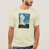 Yellow Stone Park - Old Faithful Geyser T-shirt (Voorkant)