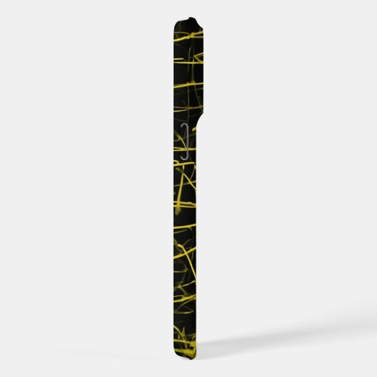 Yellow Streaks iPhone 15 Pro Max hoesje iPhone Hoesje (Rechterkant)