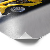 Yellow Street Rod Foto Afdruk (Hoek)