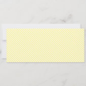 Yellow Stripe Concert Ticket Cadeaubon Kaart (Achterkant)