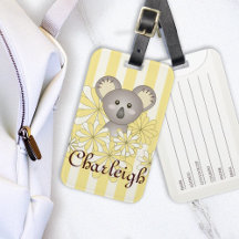 Yellow Stripe Cute Baby Koala Kinder