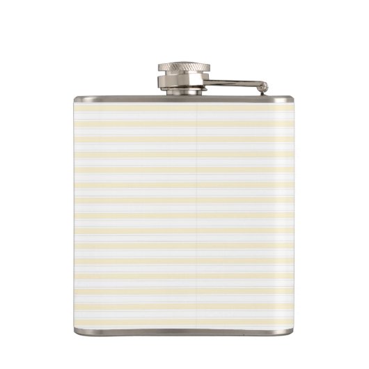 Yellow Stripe Pattern Heupfles (Achterkant)