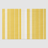 Yellow Striped Pattern Tissuepapier (Voorkant)