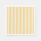 Yellow Stripes La Dolce Vita Lemons Italian PLAIN Servet (Voorkant)