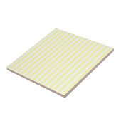 Yellow Stripes Pattern Minimal Modern Summer Tegeltje (Zijkant)