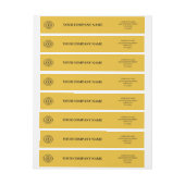 Yellow Stylish Elegant Branded Business Logo (Vel)