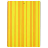 Yellow Stylish Stripes Pattern Design  Klembord (Achterkant)