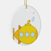 Yellow Submarine Keramisch Ornament (Rechts)