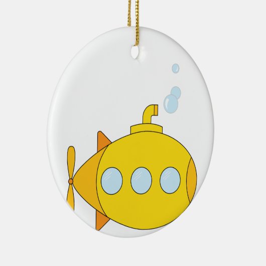 Yellow Submarine Keramisch Ornament (Rechts)