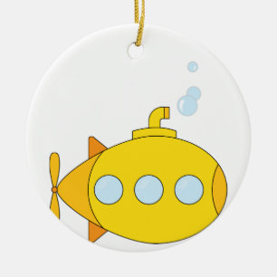Yellow Submarine Keramisch Ornament