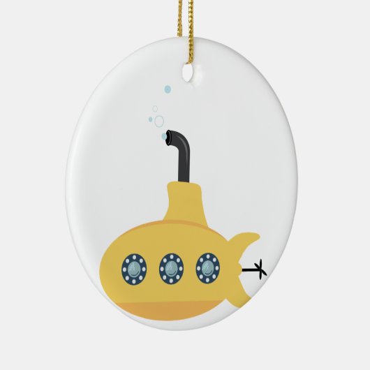 Yellow Submarine Keramisch Ornament (Rechts)