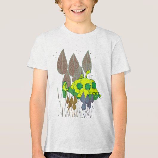 Yellow Submarine Tri-Blend Shirt (Voorkant)