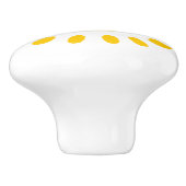 Yellow Sun Art Keramische Knop (Zijkant)