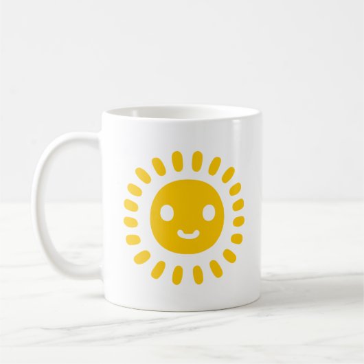 Yellow Sun Art Koffiemok (Links)