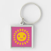 Yellow Sun Art Sleutelhanger (Voorkant)