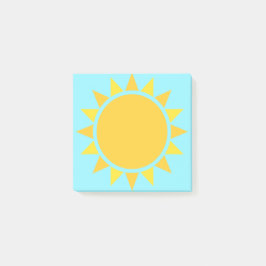 Yellow Sun Emoji Post-it® Notes