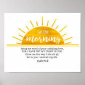 Yellow Sun Psalm Poster (Voorkant)