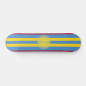 Yellow Sun Skateboard (Horizontaal)