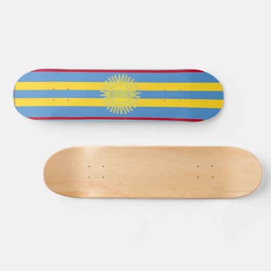 Yellow Sun Skateboard (Horizontaal)
