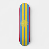 Yellow Sun Skateboard (Voorkant)