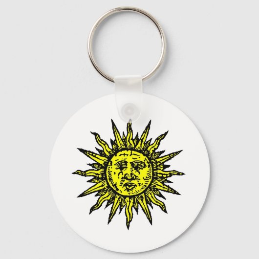 Yellow Sun-symbool Sleutelhanger (Voorkant)