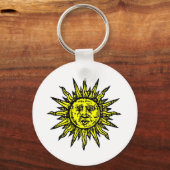 Yellow Sun-symbool Sleutelhanger (Voorkant)