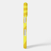 Yellow Sunburst "Voeg Jouw namen toe" Case-Mate iPhone Case (Achterkant / Rechts)