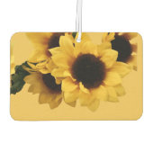 Yellow Sunflower Air Freshener Luchtverfrisser (Achterkant)