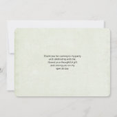 Yellow Sunflower Bouquet in Waterverf Bedankkaart (Achterkant)