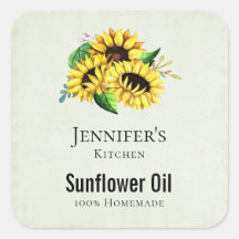 Yellow Sunflower Bouquet in Waterverf Kitchen