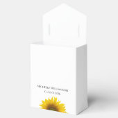 Yellow Sunflower Class of 2025 Afstuderen Dank U Bedankdoosjes (Geopend)