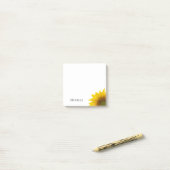 Yellow Sunflower Cute Country Post-it® Notes (Op bureau)