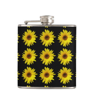 Yellow Sunflower Hip Flask Heupfles