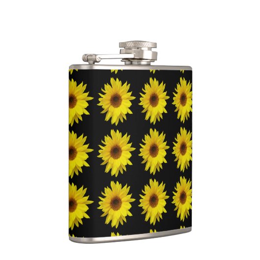 Yellow Sunflower Hip Flask Heupfles (Rechts)